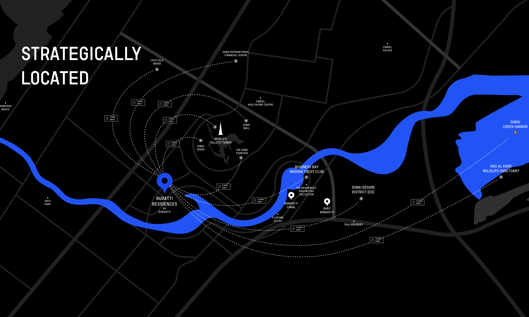 bugatti residences strategic location