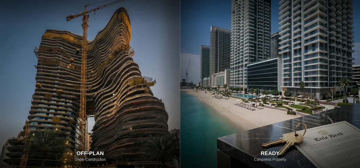 Dubai off-plan property vs ready property