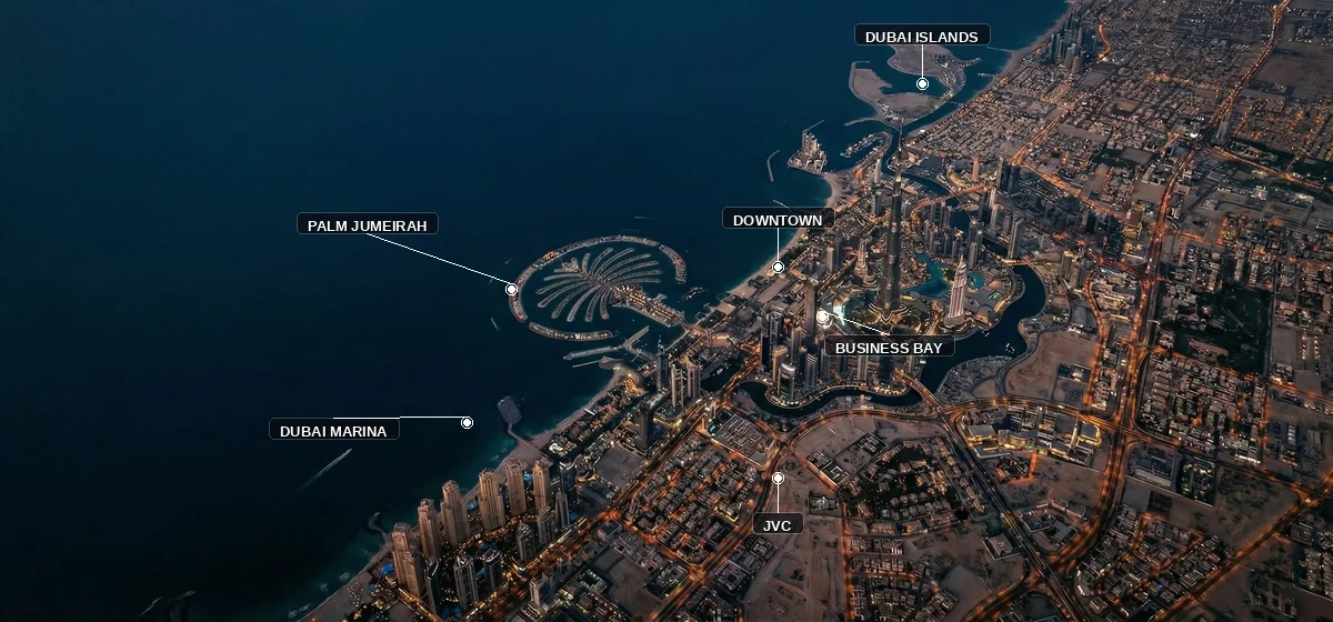 Best Areas to Invest in Dubai. AI Generated Image