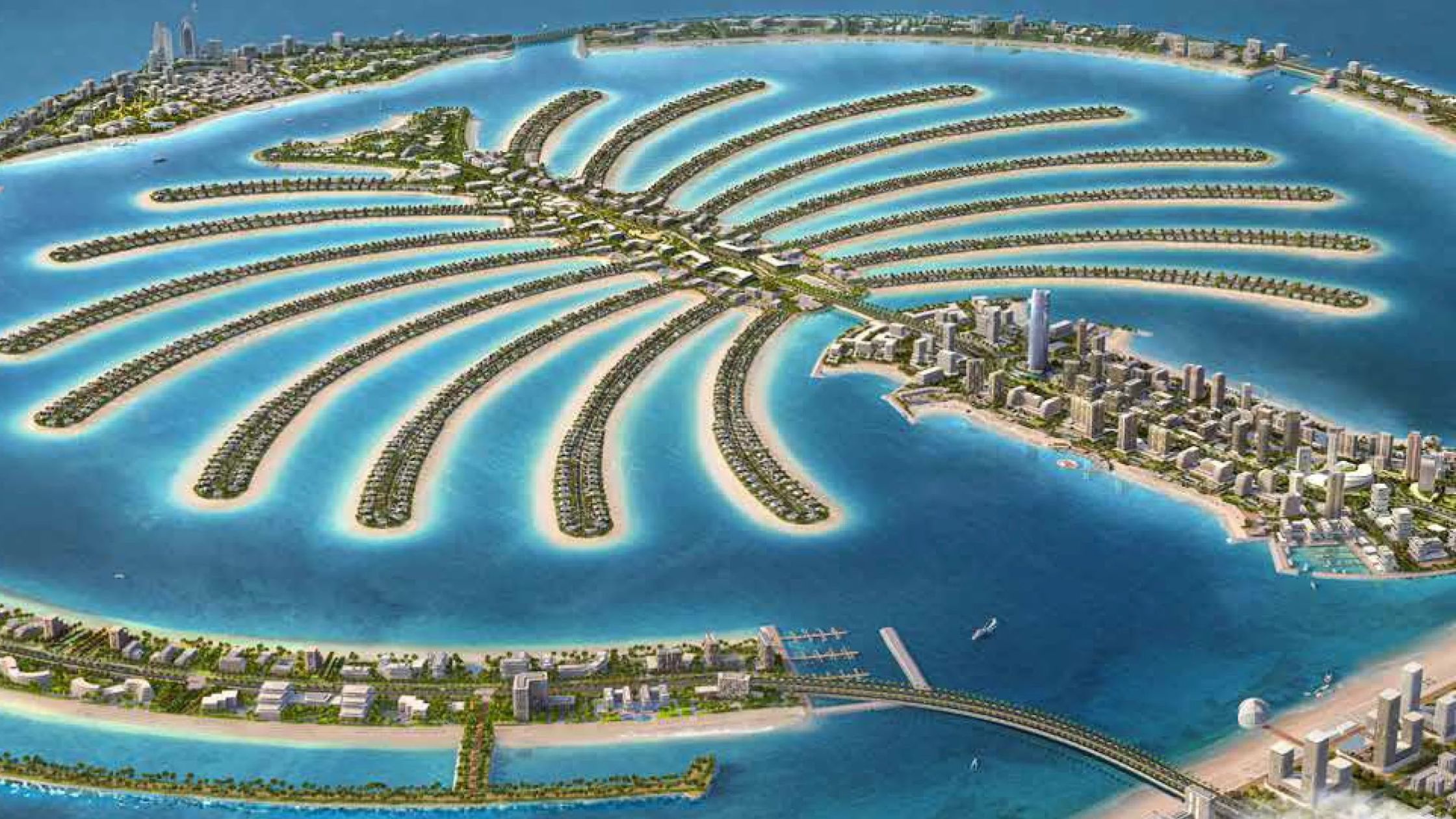 Palm Jumeirah aeriel Dubai ultra-prime luxury property investment