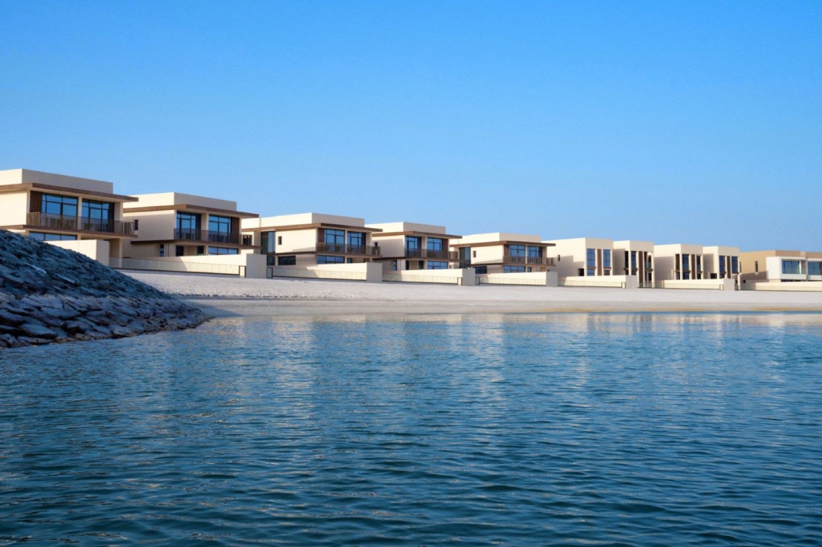 Jubail Island in the channel between Abu Dhabi and Saadiyat