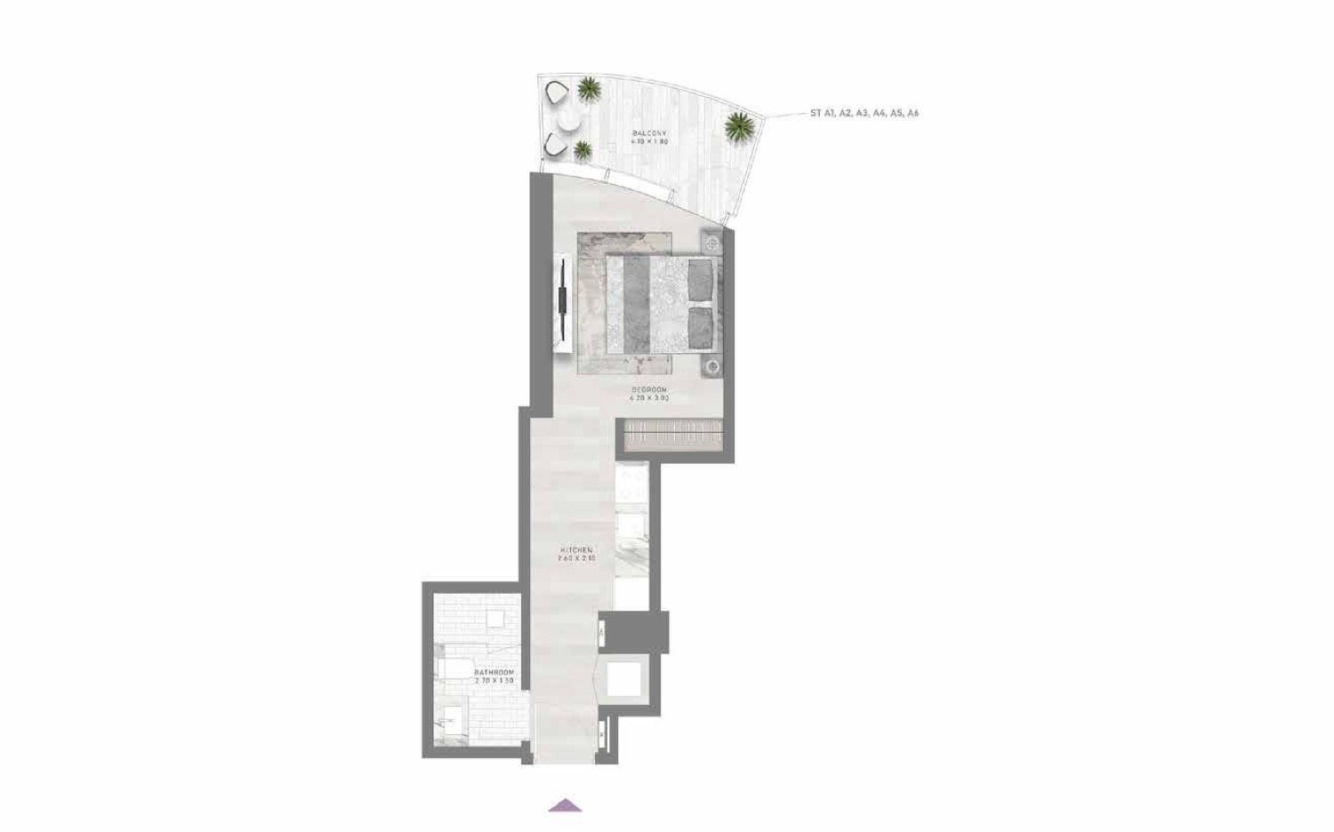 Altitude de GRISOGONO Studio floor plan
