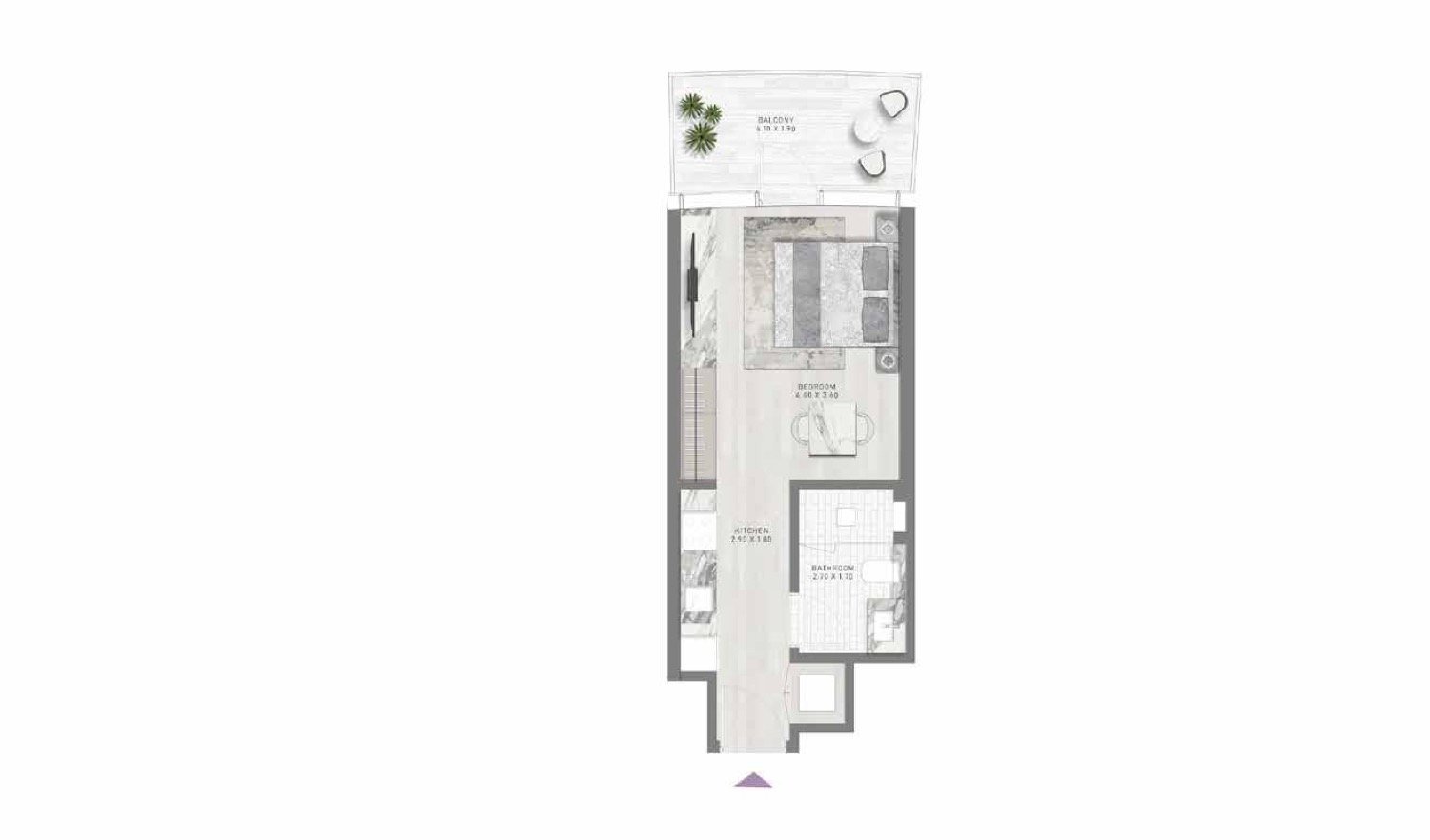 Altitude de GRISOGONO Studio floor plan