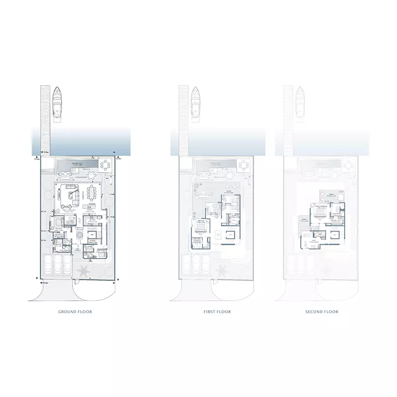 Anantara Mina Al Arab Residences 4 BR Villa floor plan