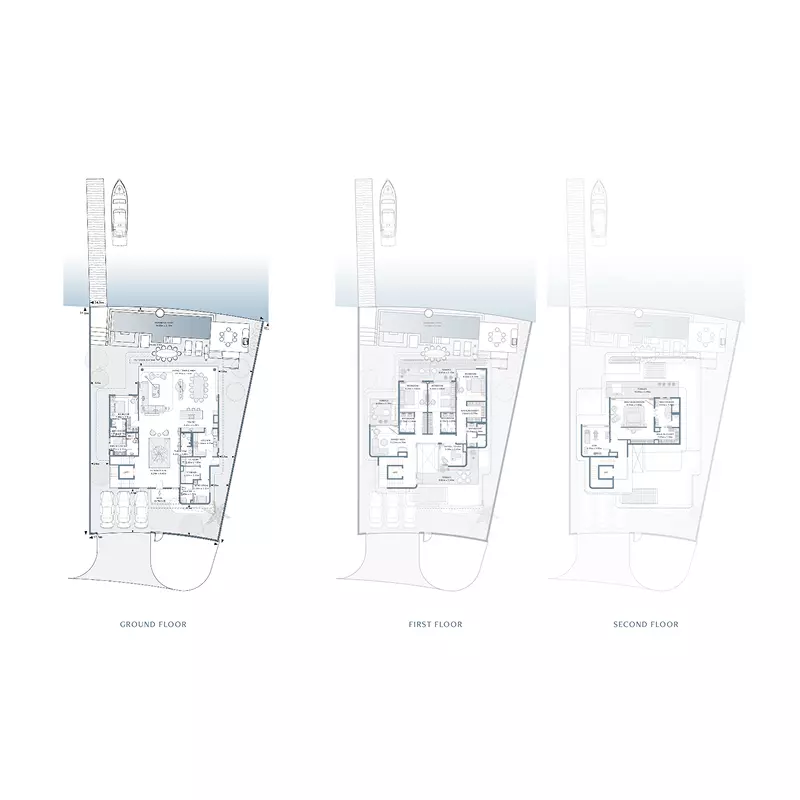 Anantara Mina Al Arab Residences 5 BR Villa floor plan