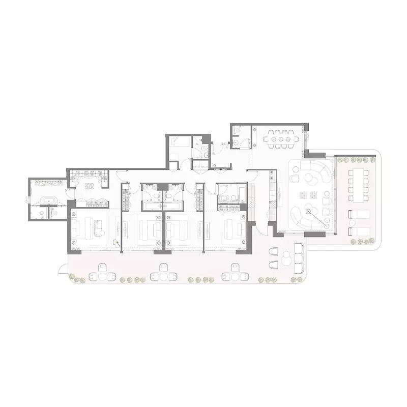 Bay Grove Residences 4 4 BR floor plan