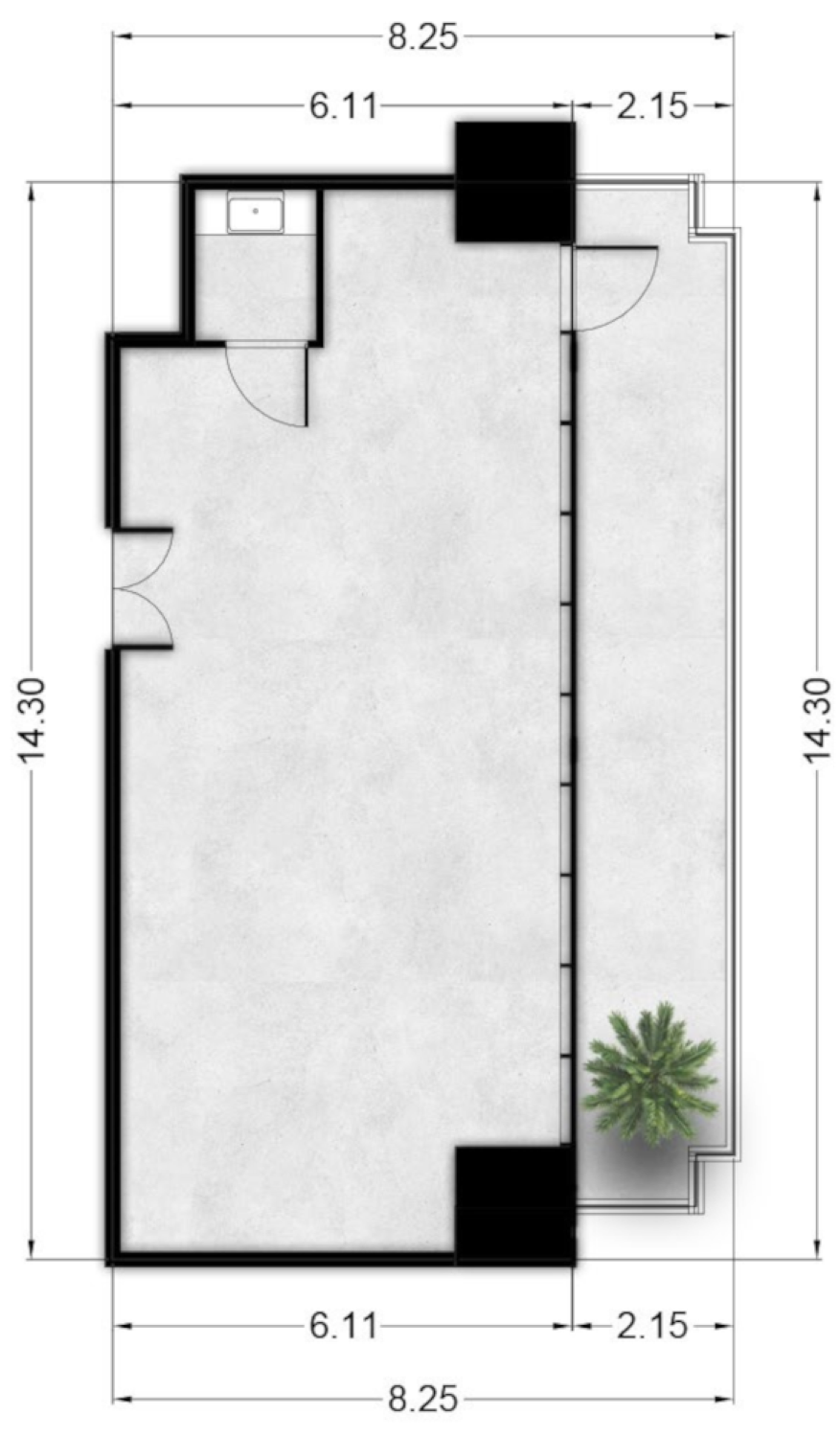 Burj Capital Office Type 1 floor plan