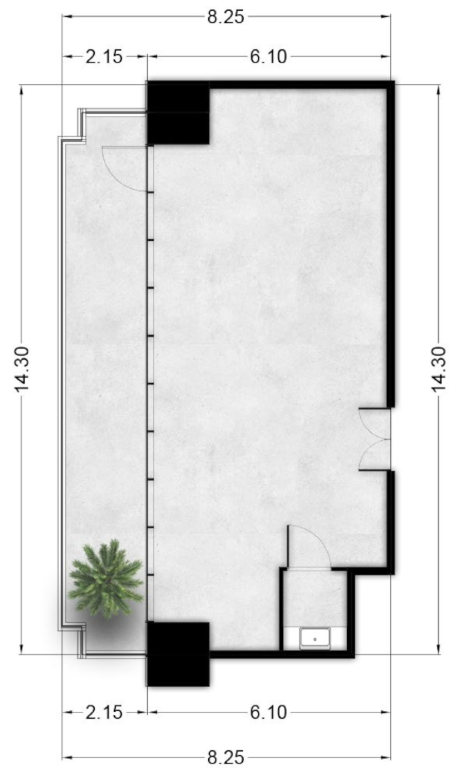 Burj Capital Office Type 5 floor plan