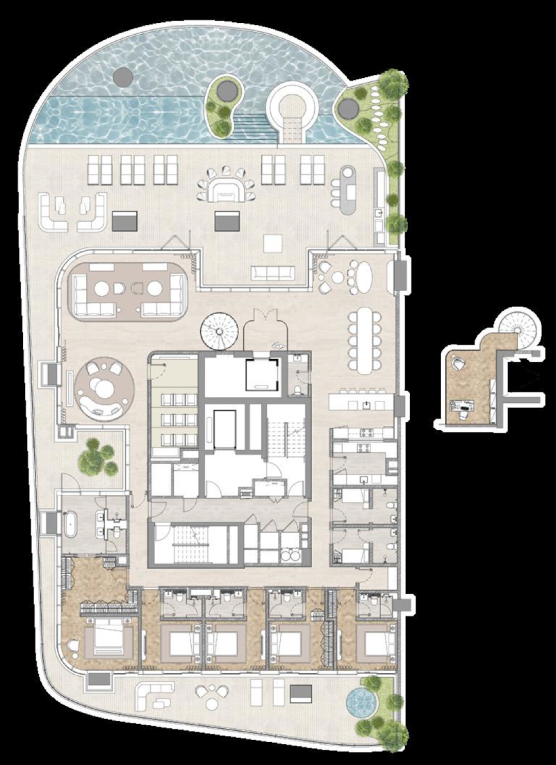 Casa Residences 5BR Sky Villa floor plan