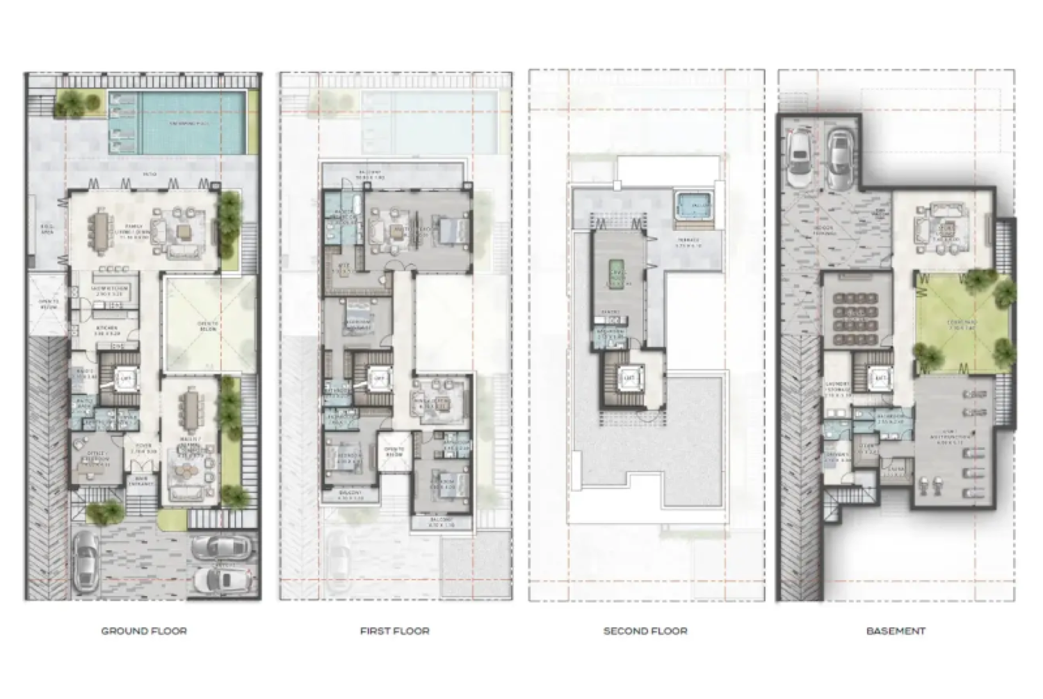 Damac Islands 2 6 Bedroom Villa Type 2 floor plan