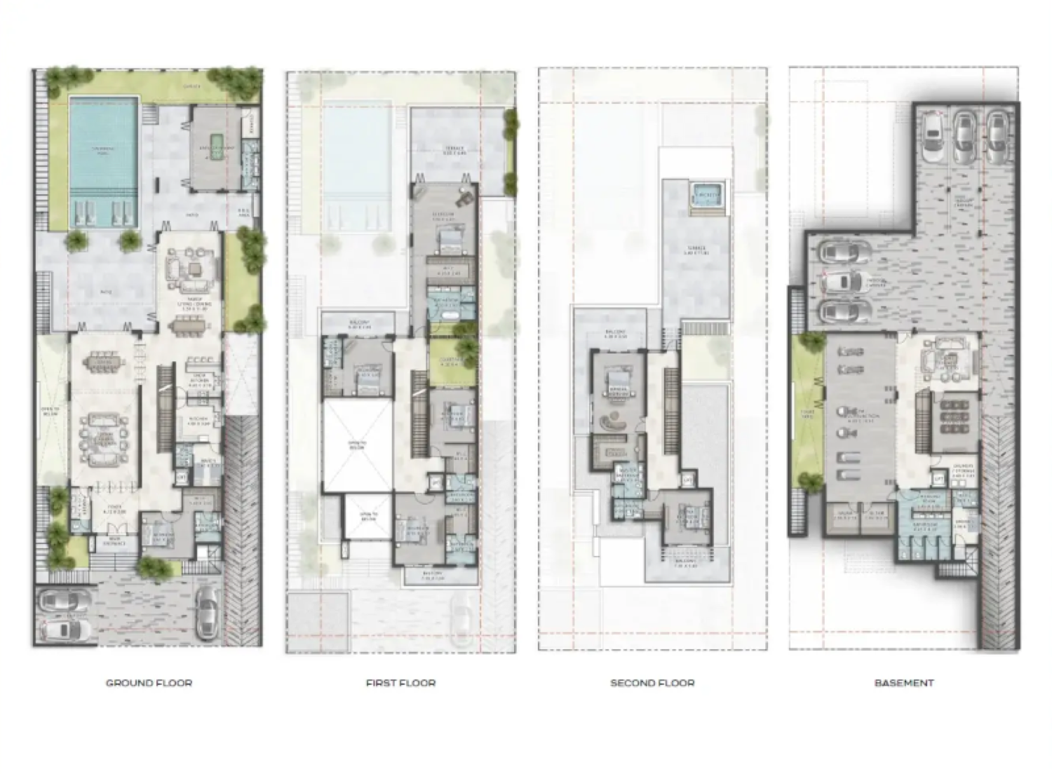 Damac Islands 2 7 Bedroom Villa floor plan