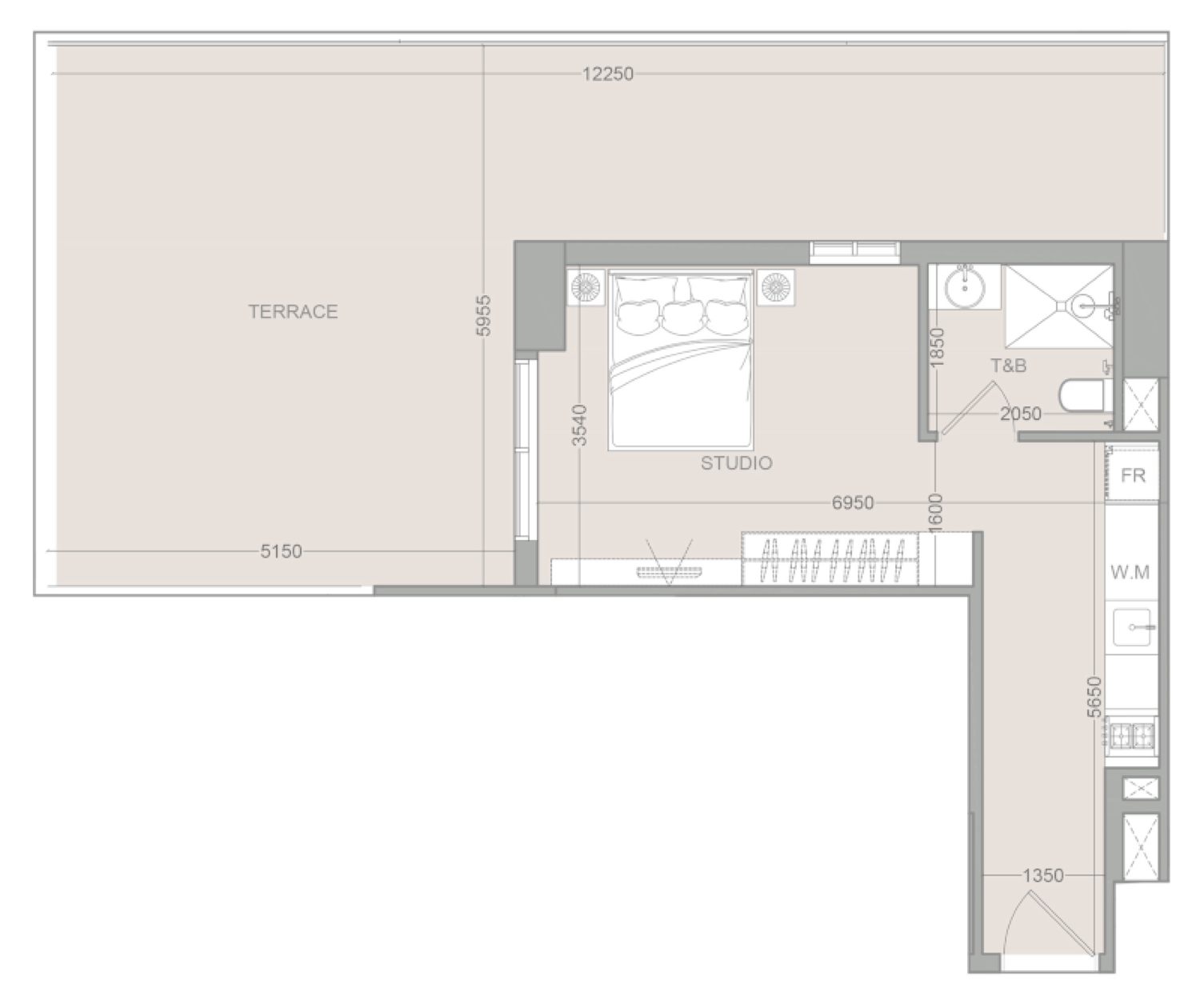 ELAR1S Sky Studio Type 3 floor plan