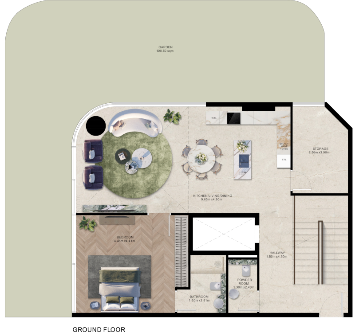 Elle Residences 4 Bedroom Townhouse Type 5 floor plan