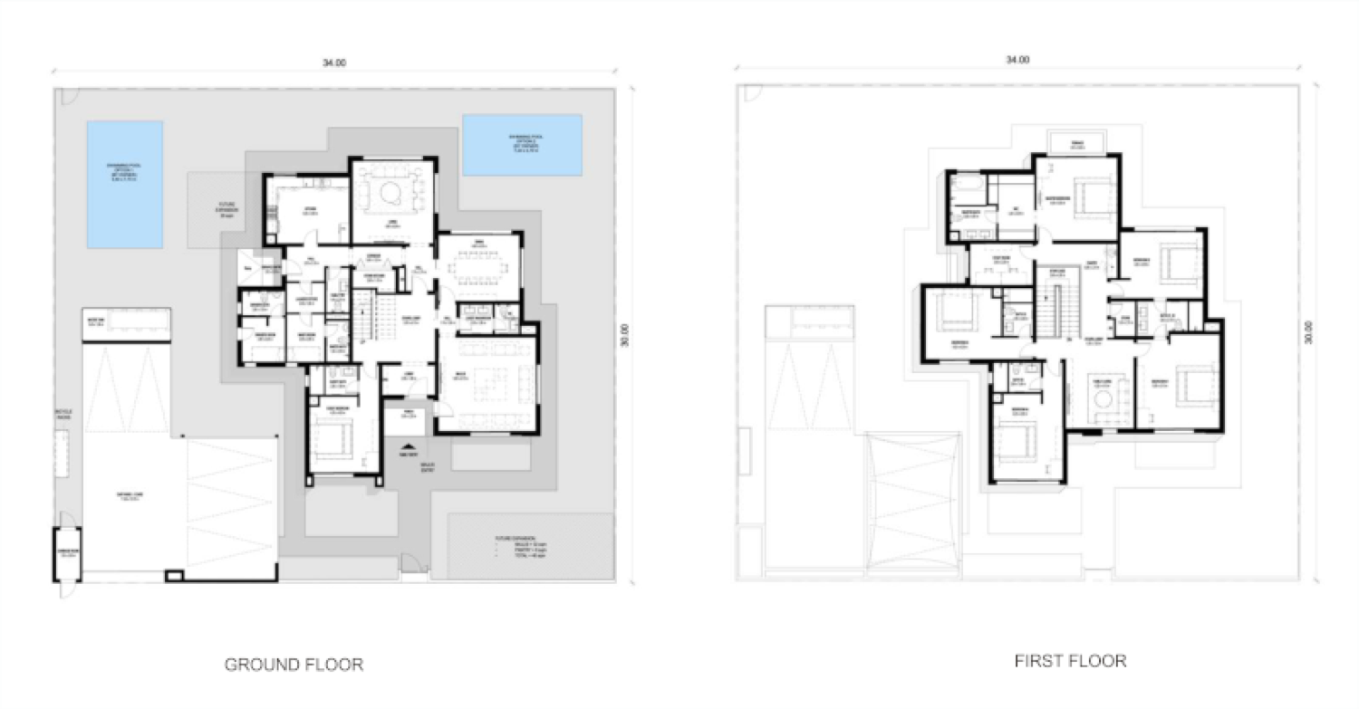 Fay Alreeman 6 Bed Villa Type 1 floor plan