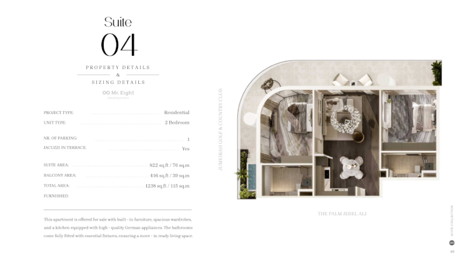 Interstellar Tower 2 Bedroom Type 4 floor plan