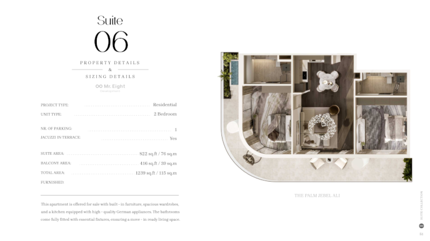 Interstellar Tower 2 Bedroom Type 6 floor plan