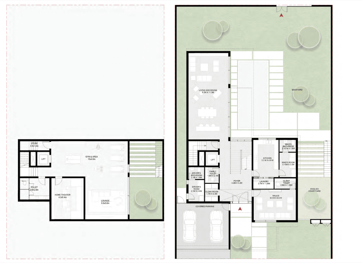 Jouri Hills 5 Bedroom Signature Villa 2 floor plan