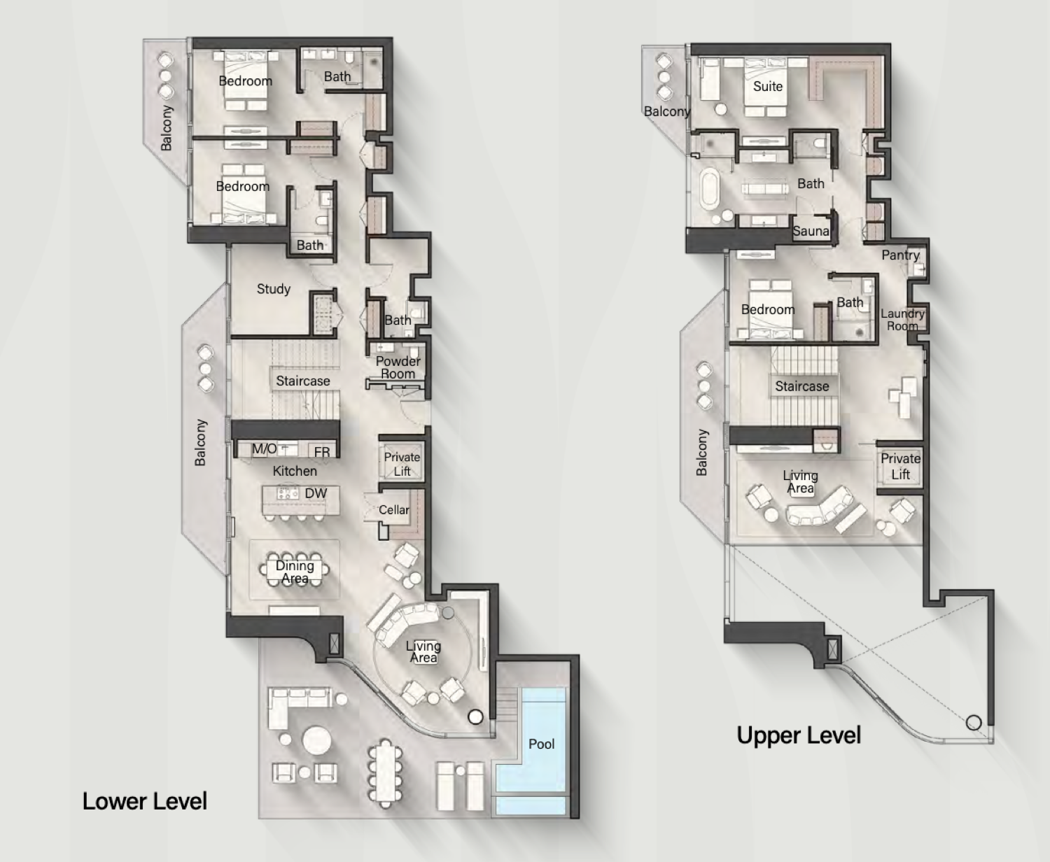 Altiera Heights 4 Bedroom Penthouse Type A floor plan