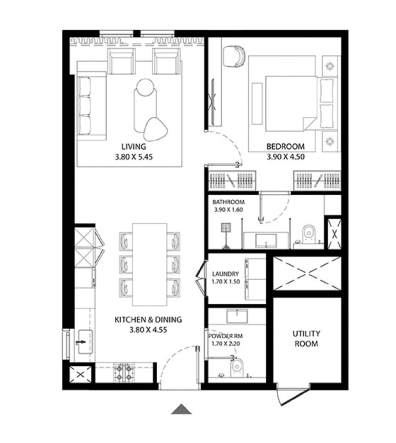 MAG 330 Studio floor plan