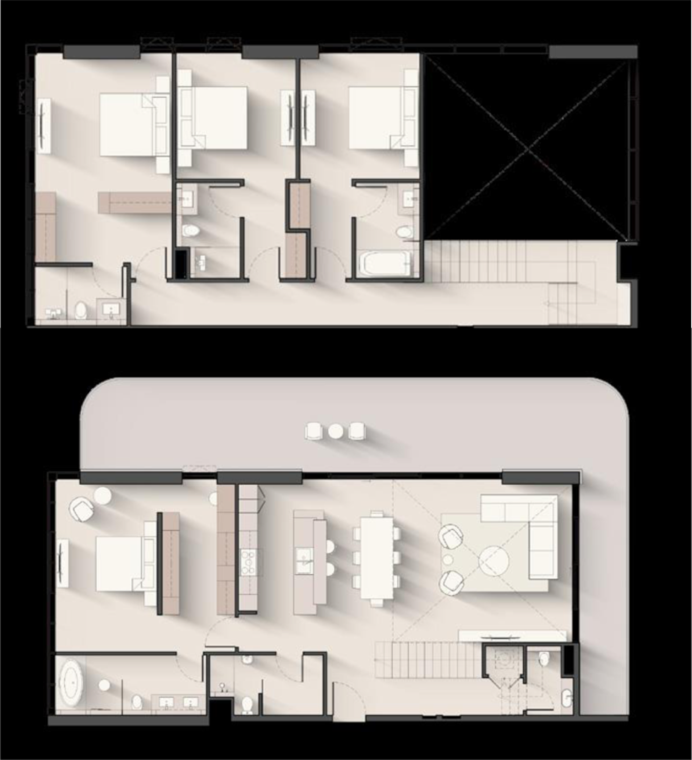 Portside Square 4 Bedroom Type 1 floor plan
