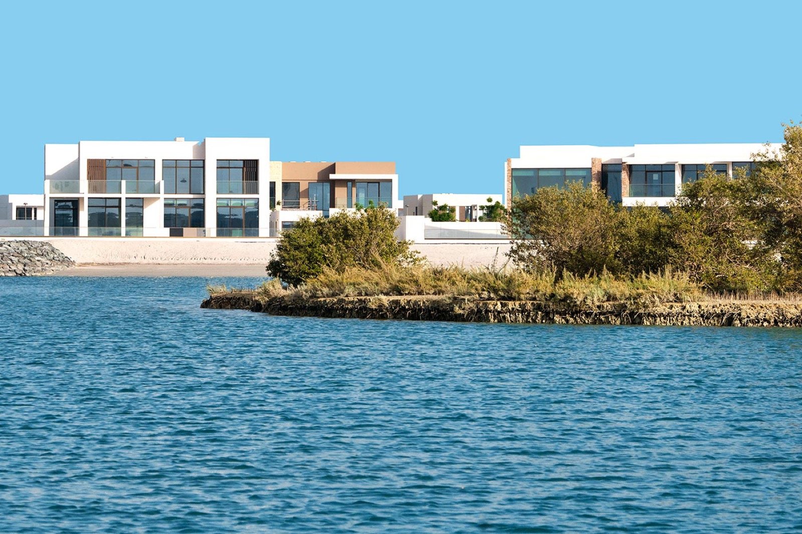 Waterfront villas