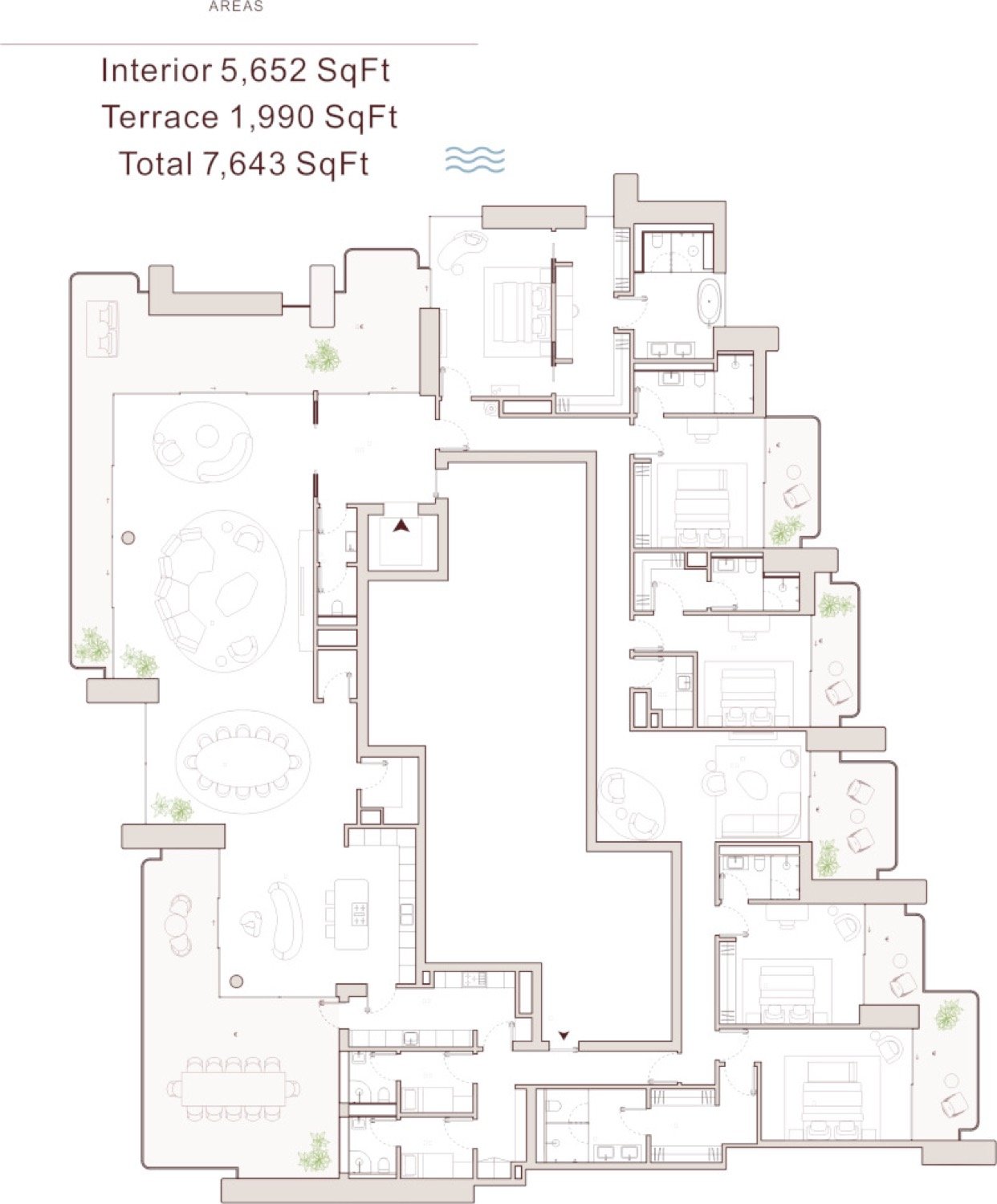 Solaya 5 Bedroom Type B floor plan