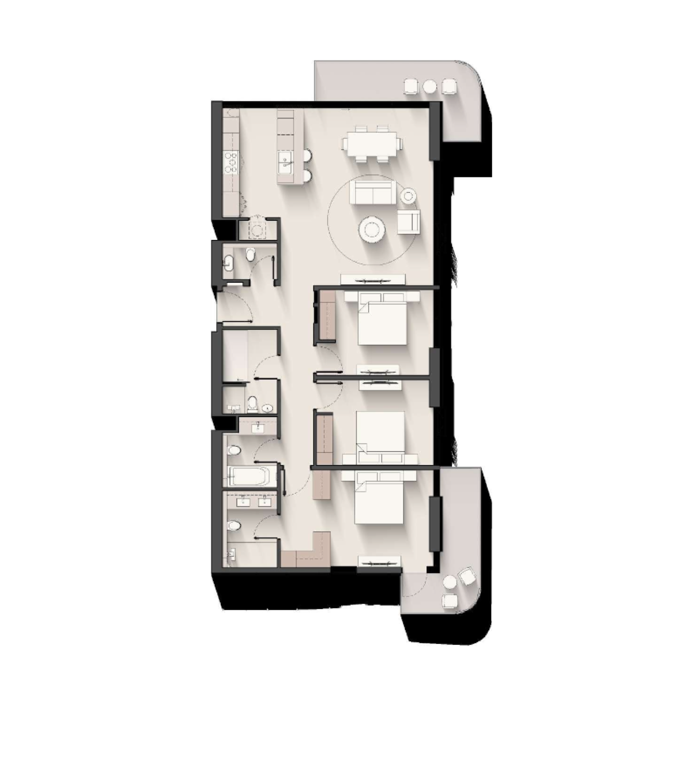 Soto Grande 3 Bedroom Type 1 floor plan