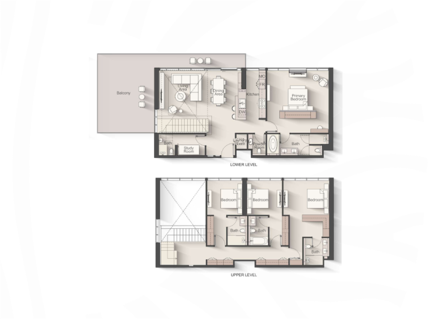 Soto Grande 4 Bedroom Penthouse Type 1 floor plan