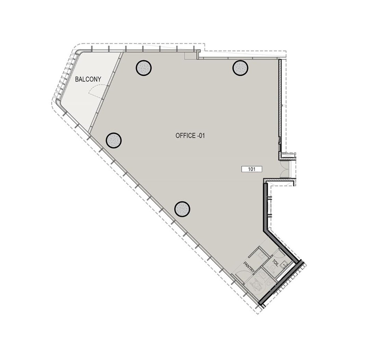 The One Office floor plan