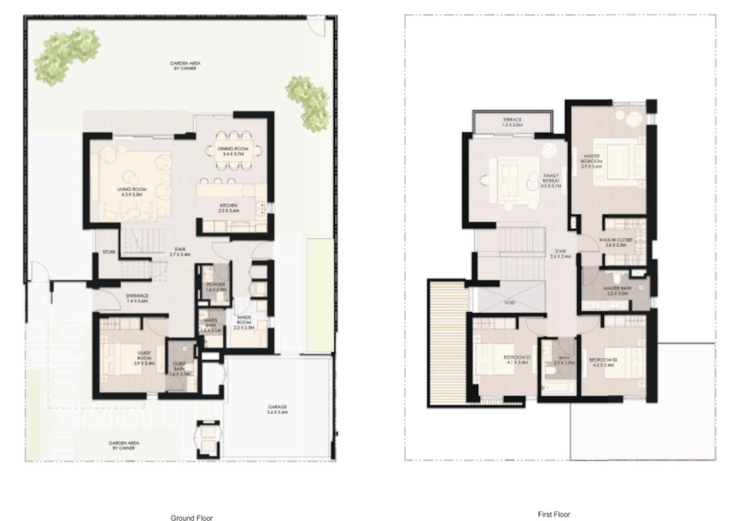The Wilds 4 Bedroom Type 2 floor plan