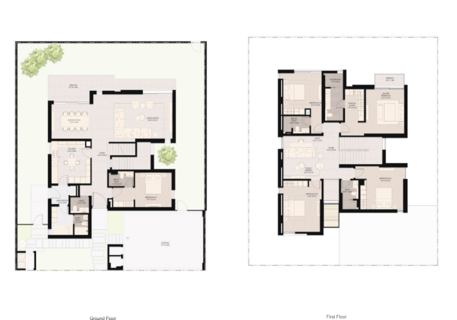 The Wilds 5 Bedroom Type 1 floor plan