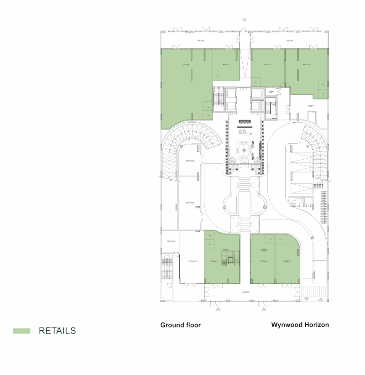 Wynwood Horizon Ground Floor Plan floor plan