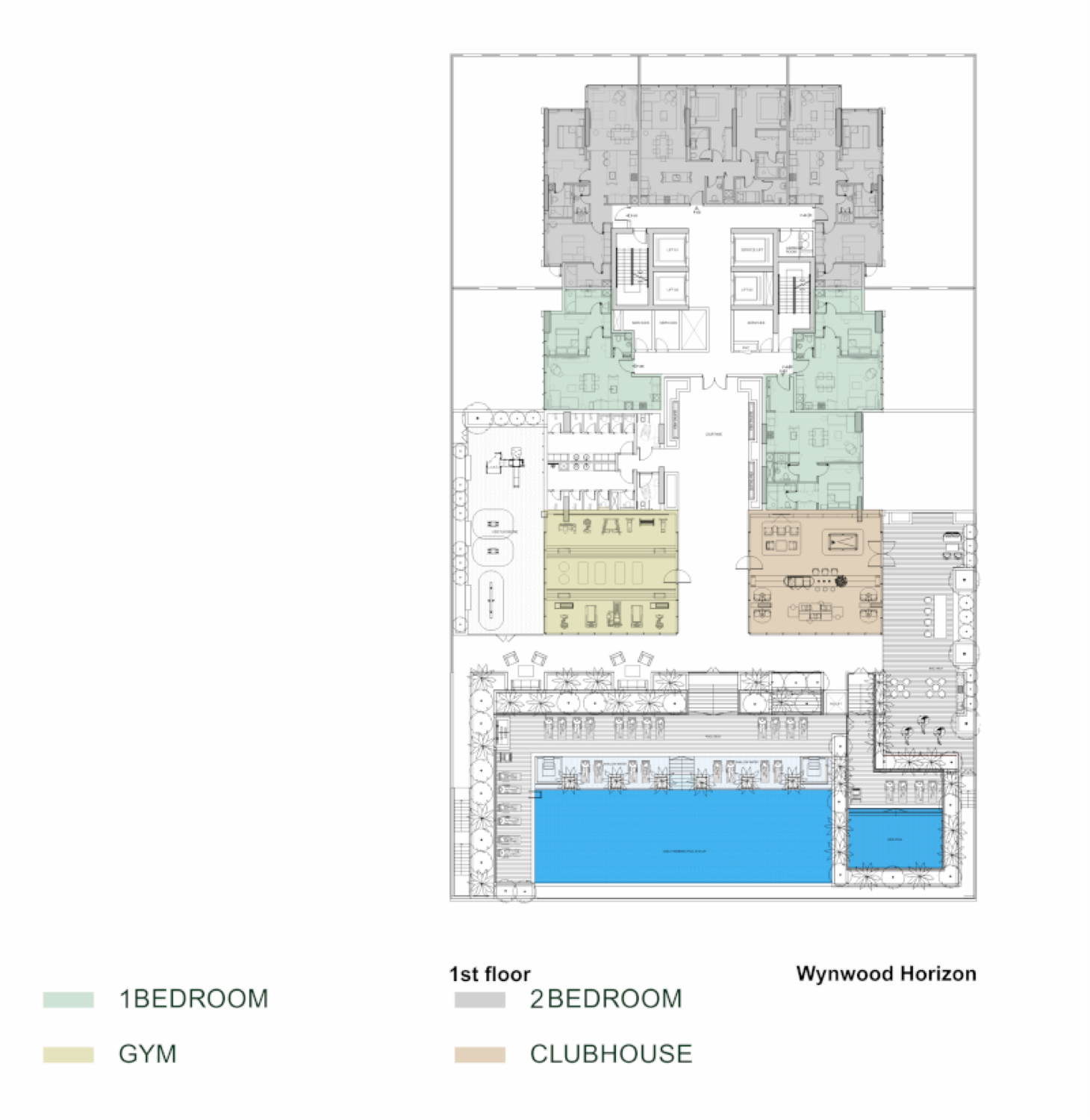 Wynwood Horizon 1st Floor Plan floor plan